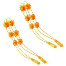 AHOYE 滾珠式不求人 背部按摩器 滾輪按摩 舒緩疲勞 穴位按摩, 2支