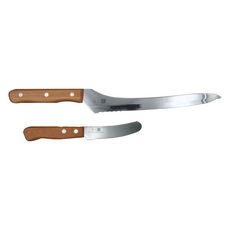 Arnest 多功能不銹鋼麵包刀具組 高鋒利度 耐用性強 鉬鋼刀鋒 手柄耐熱性優異, 麵包刀 + 抹刀, 1組