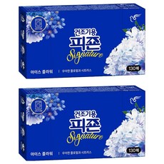 碧珍 烘衣機專用衣物柔軟香氛紙 經典冰花香 正品, 130入, 2個