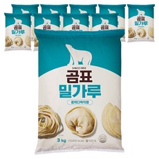 곰표 밀가루 중력다목적용, 3kg, 10개