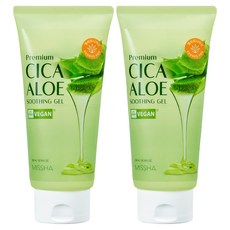 미샤 프리미엄 시카 알로에 수딩젤, 300ml, 2개