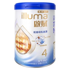 illuma 啟賦 幼童成長專用配方奶粉 4號 HMO 3~7歲, 800g, 1罐, 1罐