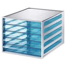 litem. 里特 EL 5層文件櫃, 藍色, 1個, 5層