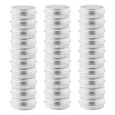 收納小鋁盒 30ml, 銀, 30個