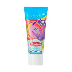 brush-baby 獨角獸木糖醇牙膏，天然草莓口味, 50ml, 1條