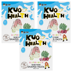 郭老師 純手工無添加寶寶蔬果字母麵｜8個月以上寶寶適用 天然蔬果製成 無化學添加 字母造型 趣味學習, 150g, 3盒, 蔬菜