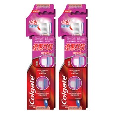 콜게이트 슬림소프트 울트라소프트헤드 칫솔, 2개입, 2개