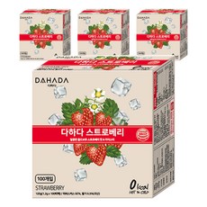 다하다 스트로베리, 1.2g, 100개입, 4개