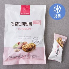 쥬비스 건강 현미밥바 단백질 닭가슴살 야채 7개입 (냉동), 630g, 1개
