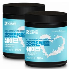 조은약초 초유 단백질 쉐이크 분말, 2개, 300g