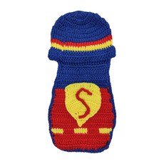 寶寶造型攝影服飾 棉毛線編織, F均碼, 小超人