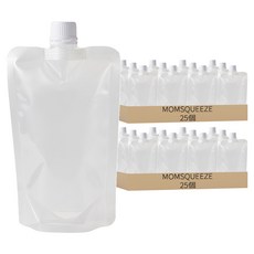 Momsqueeze 吸嘴飲料袋 10*17cm 25個 1入, 10 x 17cm, 2組