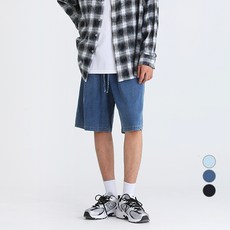 M.N.C 男士涼感彈力牛仔短褲 MDSP233KD