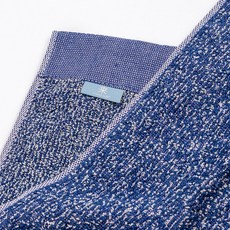 DASING 達興 雪松毛巾 35.5*82cm 馬尼拉麻34% 棉66% 和紙快乾澡巾/擦髮巾, 藍色, 1條