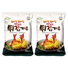 농부의뜰 튀김가루, 1kg, 2개