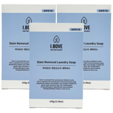 ibove 過碳酸鈉去汙洗衣皂, 3個, 127g