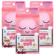 아우라 카카오 모니터걸이 방향제 어피치 본품, 4.5ml, 3개, 윌유메리미향