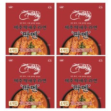 컬러슈가 제주딱새우라면 딱멘 118g, 16개