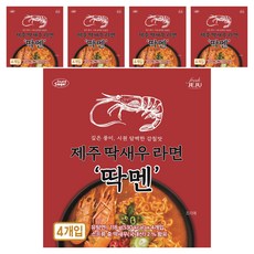 컬러슈가 제주딱새우라면 딱멘 118g, 20개