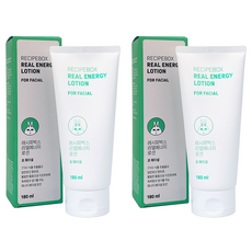 recipebox 韓兔 Real Energy臉部保濕乳液, 180ml, 2條