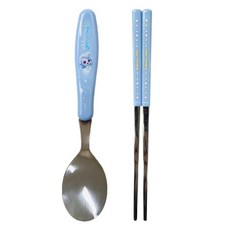 르번 아동용 슈팅스타 캐치티니핑 베이직 스푼 + 젓가락 세트, 빛나핑, 스푼 +  젓가락, 1개