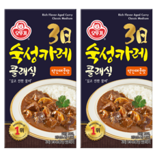 오뚜기 3일 숙성카레 클래식 고형 약간매운맛, 200g, 2개