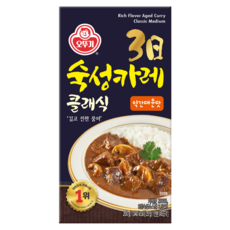 오뚜기 3일 숙성카레 클래식 고형 약간매운맛, 200g, 1개