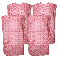 Rosa Home 多用途圍兜, 中花 粉紅色, 4個