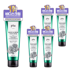 plu 身體去角質磨砂膏 白麝香, 200g, 5條
