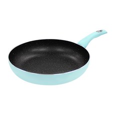 MiyAco 米雅可 輕漾導磁不沾平煎鍋 亮面硬化大理石紋 輕量設計, 30cm, 1個