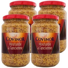 科比諾 全穀物芥末醬, 4個, 350g