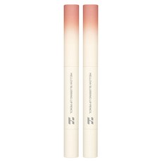 홀리카홀리카 멜로우 블러링 립펜슬 1.3g, 02 누베이지, 2개
