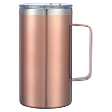워터하마 비비드 텀블러 머그컵 710ml, 로즈골드, 1개