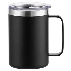 워터하마 비비드 텀블러 머그컵 480ml, 블랙, 1개