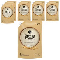 순샘 쌀뜨물 주방세제 리필, 1L, 6개