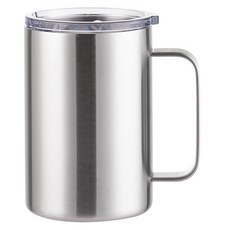 워터하마 비비드 텀블러 머그컵 480ml, 실버, 1개 실버, 1개