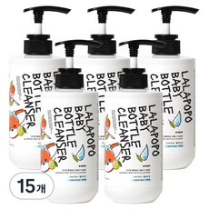 케이맘 랄라포포 젖병식기세정제 액상형 쿨라임향, 500ml, 15개