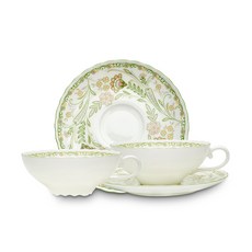 Noritake 花香茶杯 180ml 兩人份, 混色, 1套