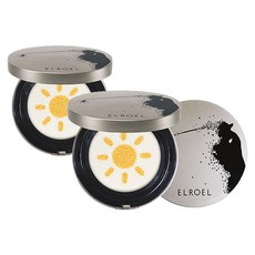 ELROEL Fano烈日防曬氣墊粉餅Plus SPF50+ PA++++, 25g, 2個
