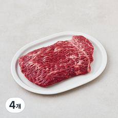 육교시 한우 정육 1++등급 산적용 (냉장), 4개, 300g