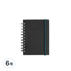 Sosomoongoo The Very Thing 迷你筆記本 176頁, 黑色, 6個