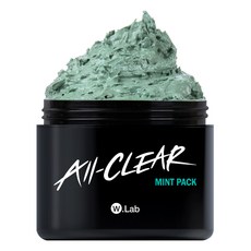 W.Lab 極淨薄荷雪泥清潔面膜, 1罐, 1份