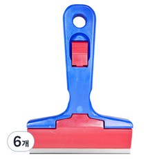 World Clean 一鍵式刮刀 藍色+刀片1入, 6個