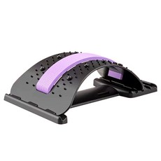 磁石腰部拉伸器, 紫色, 37 x 24cm, 1個