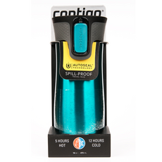 contigo West Loop 不鏽鋼保溫杯, 亮面青, 473ml, 1個