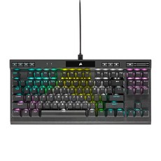 커세어 K70 RGB TKL CHAMPIONSHIP SERIES 키보드, 블랙, RGP0130, 적축