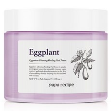 파파레서피 가지 클리어링 필링 패드 토너 230ml, 70매입, 1개