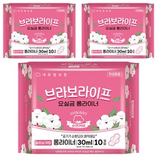 Natural Cotton 成人用紙尿布衛生棉 輕薄護翼型 30ml, 19cm, 10片, 3包