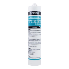 FINESIL 7000霧面耐候密封膠 透明 300ml 耐候防水、多材質適用, 1個
