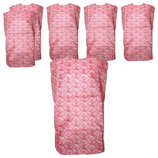 Rosa Home 多用途圍兜, 中花 粉紅色, 6個